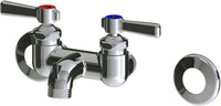 Chicago Faucets 305-LEA Wall-mounted manual faucet with 3-3/8" centers