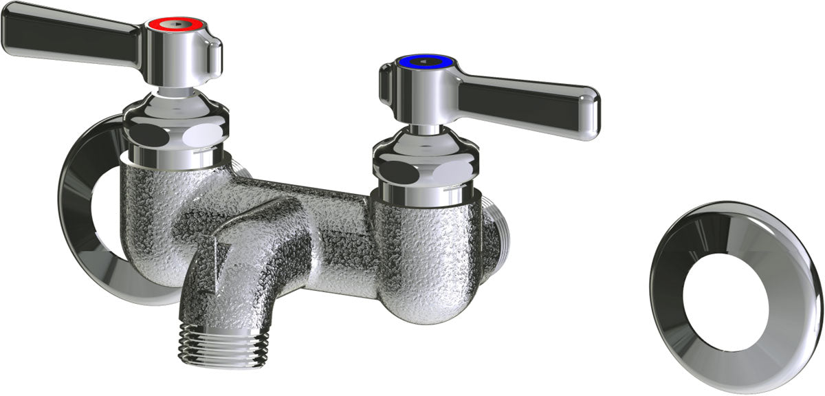 Chicago Faucets 305-LEARCF Wall-mounted manual faucet with 3-3/8" centers
