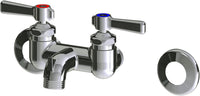 Chicago Faucets 305-LEAXKC Wall-mounted manual faucet with 3-3/8" centers