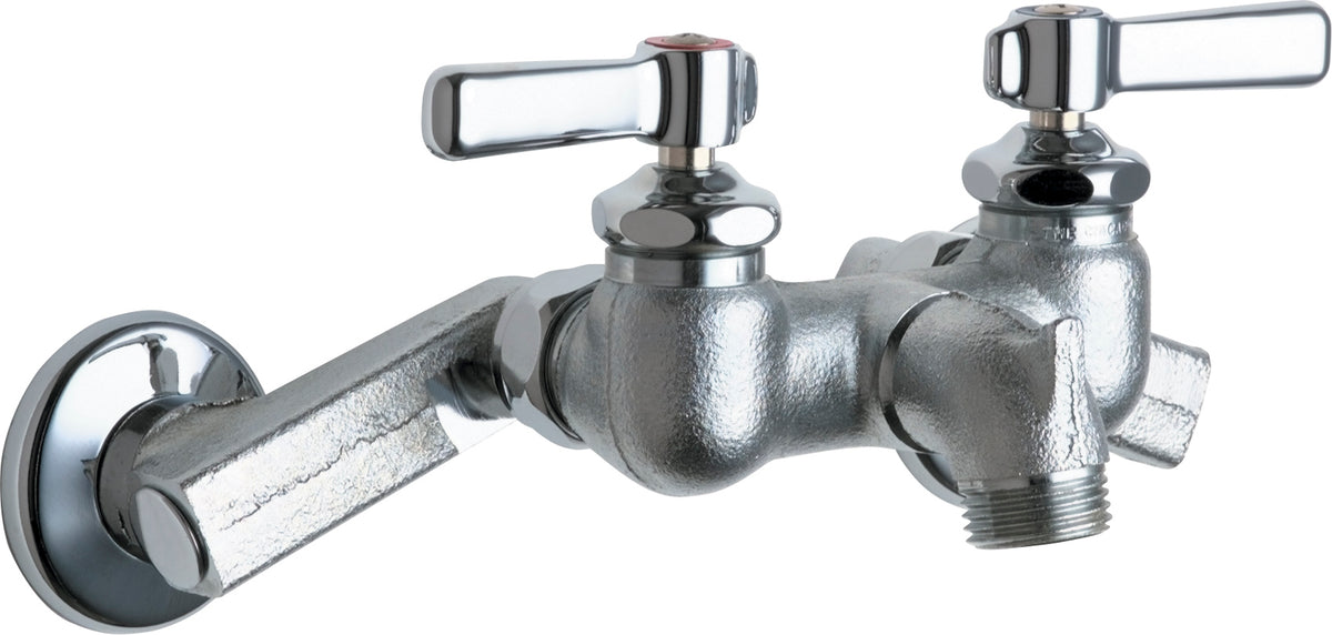 Chicago Faucets 305-RXKCRCF Wall-mounted manual faucet with adjustable centers, NPT