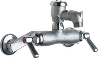 Chicago Faucets 305-VBRCF Wall-mounted manual faucet with adjustable centers, NPT