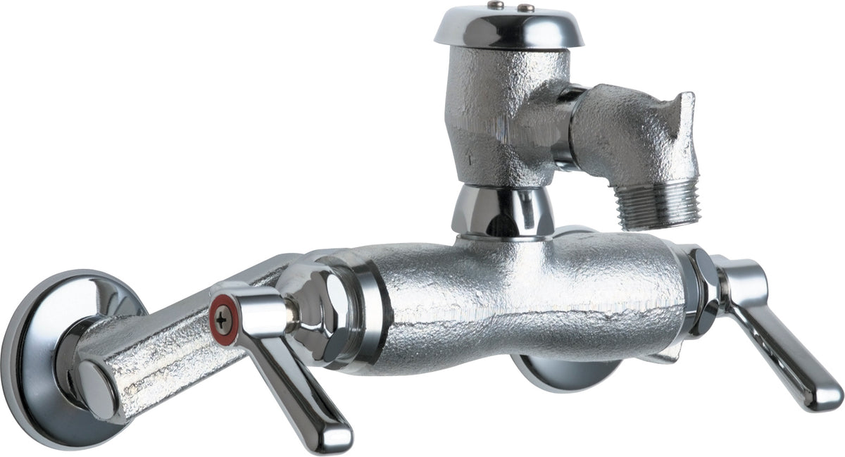 Chicago Faucets 305-VBRXKCRCF Wall-mounted manual faucet with adjustable centers, NPT