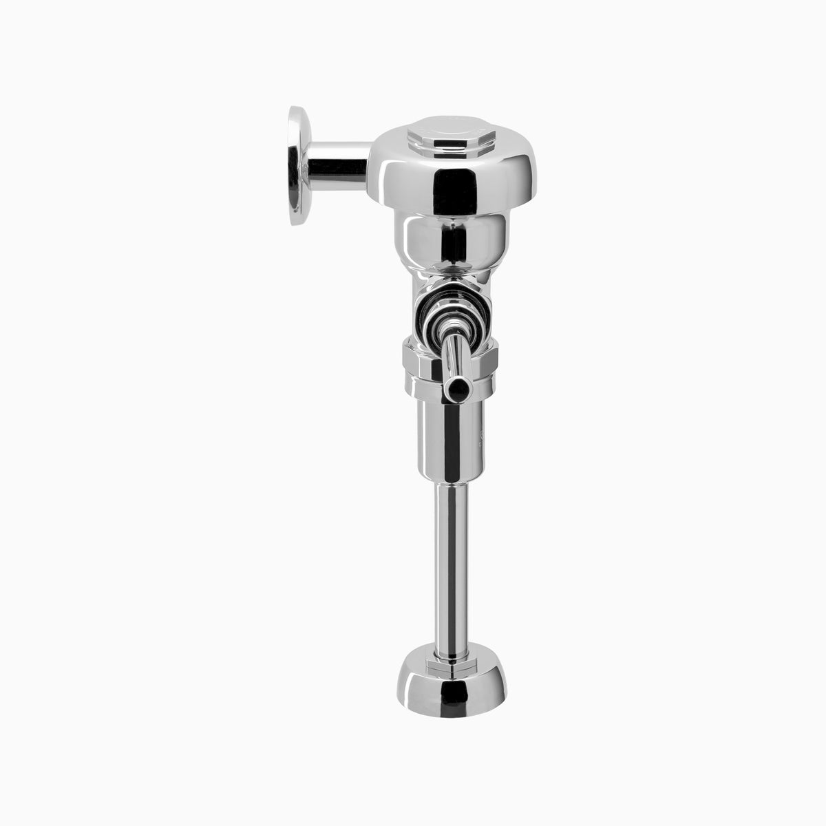 Sloan Regal 186-0.5 Exposed Manual Flushometer, 0.5 gpf, Top Spud, Polished Chrome, with 1" Stop