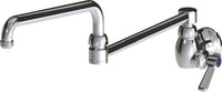 Chicago Faucets 332-DJ24ABCP Lead-Free Single-hole wall-mounted pot and kettle filler