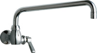 Chicago Faucets 332-L12E35ABCP Lead-Free Single-hole wall-mounted pot and kettle filler