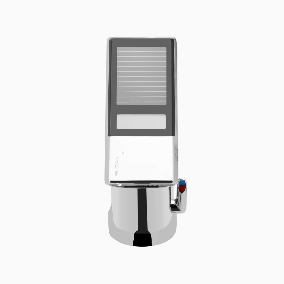 Sloan BASYS EFX-277 1.5 GPM Solar-Powered Sensor Faucet, Polished Chrome, Code EFX277.502.0100, 4" Trim Plate