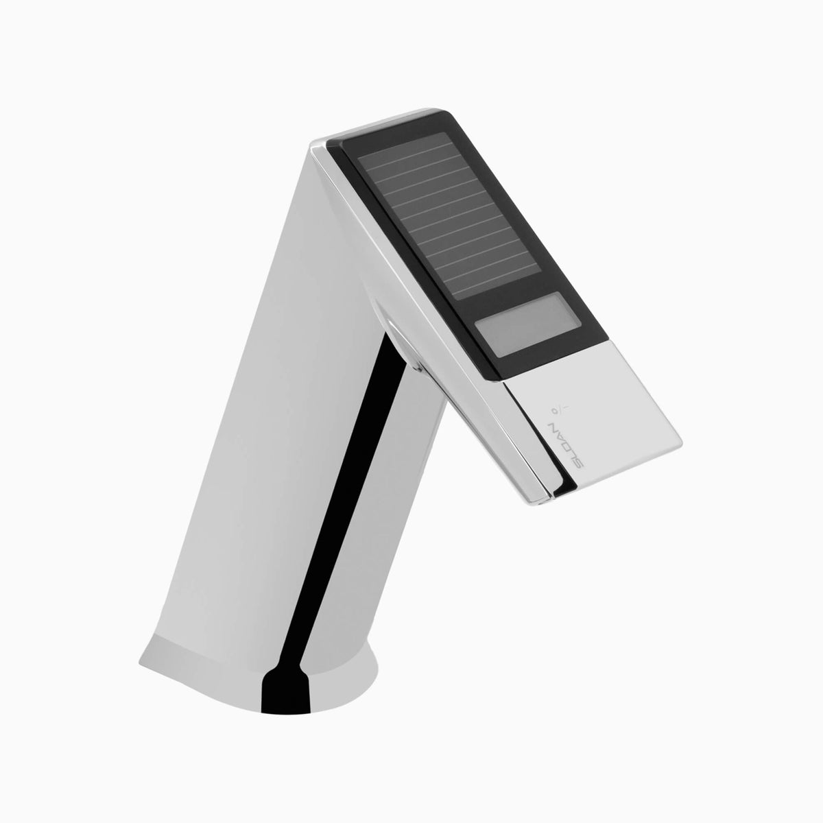 Sloan BASYS EFX-277 1.5 GPM Solar-Powered Sensor Faucet, Polished Chrome, Code EFX277.502.0100, 4" Trim Plate