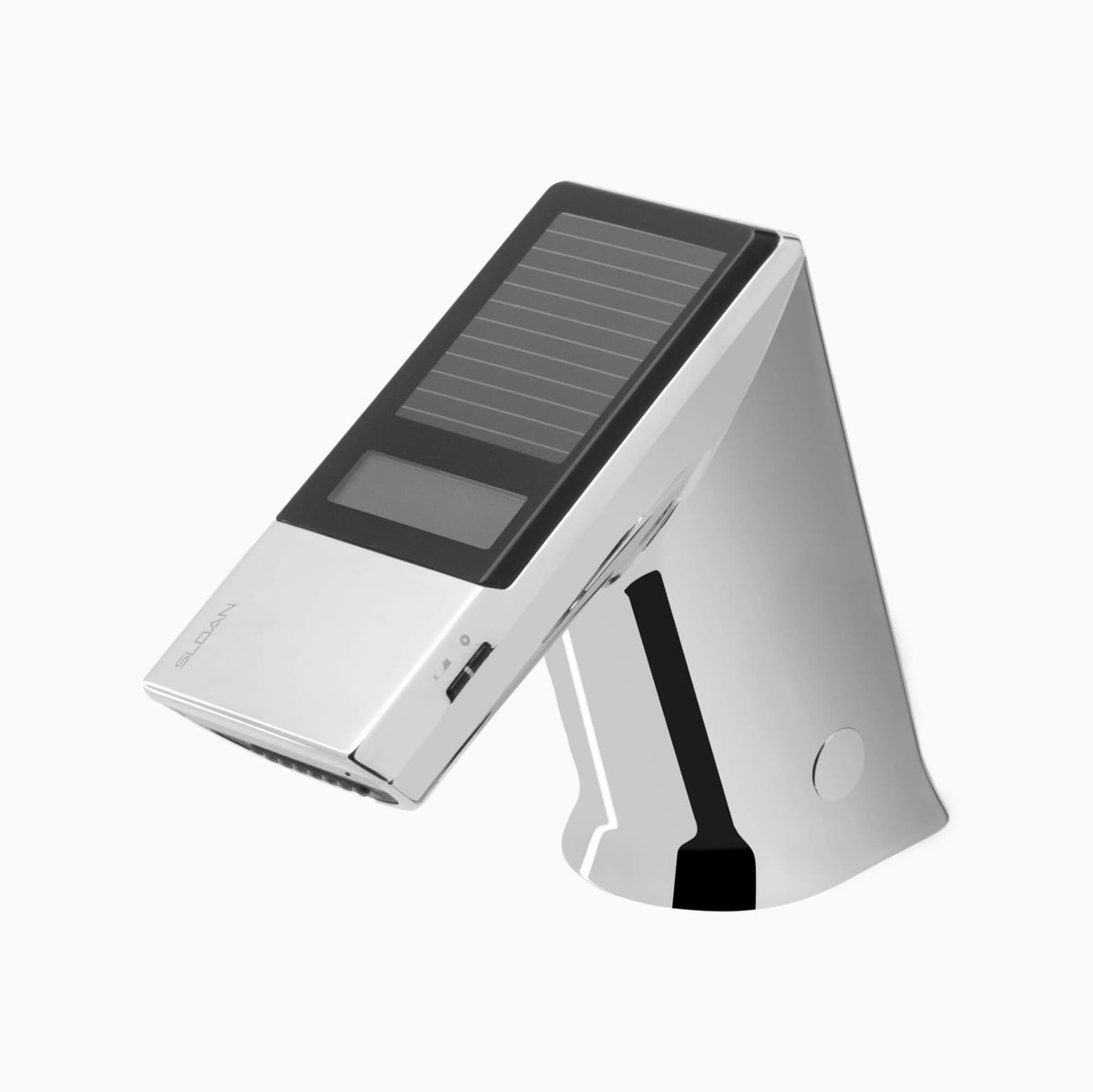 Sloan BASYS EFX-377 0.5 GPM Solar-Powered Sensor Faucet with Back-Check Tee, Polished Chrome, Code EFX377.000.0000