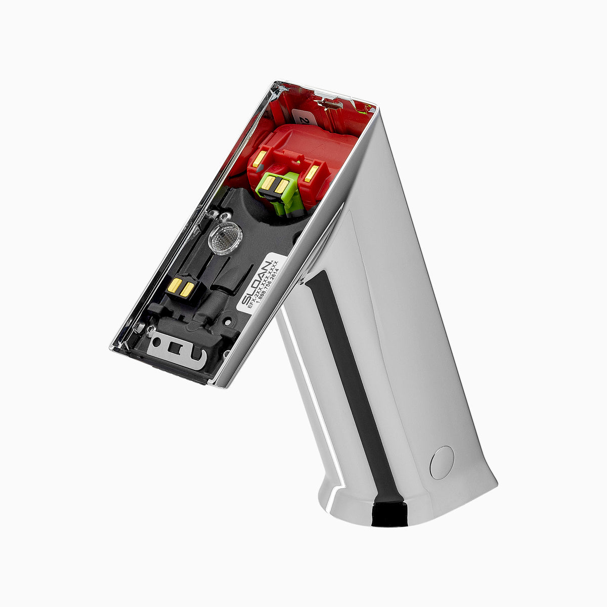 Sloan BASYS EFX-275 0.5 GPM Solar-Powered Sensor Faucet with Back-Check Tee, Polished Chrome, Code EFX275.000.0000, Disc.