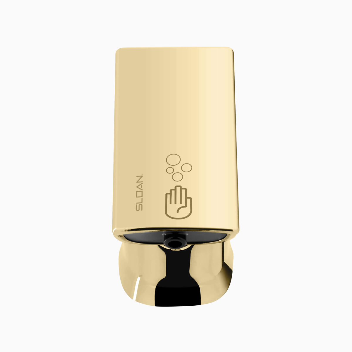 Sloan ESD-400 Deck-Mounted Sensor Soap Dispenser, 1000 mL Foam, Polished Brass