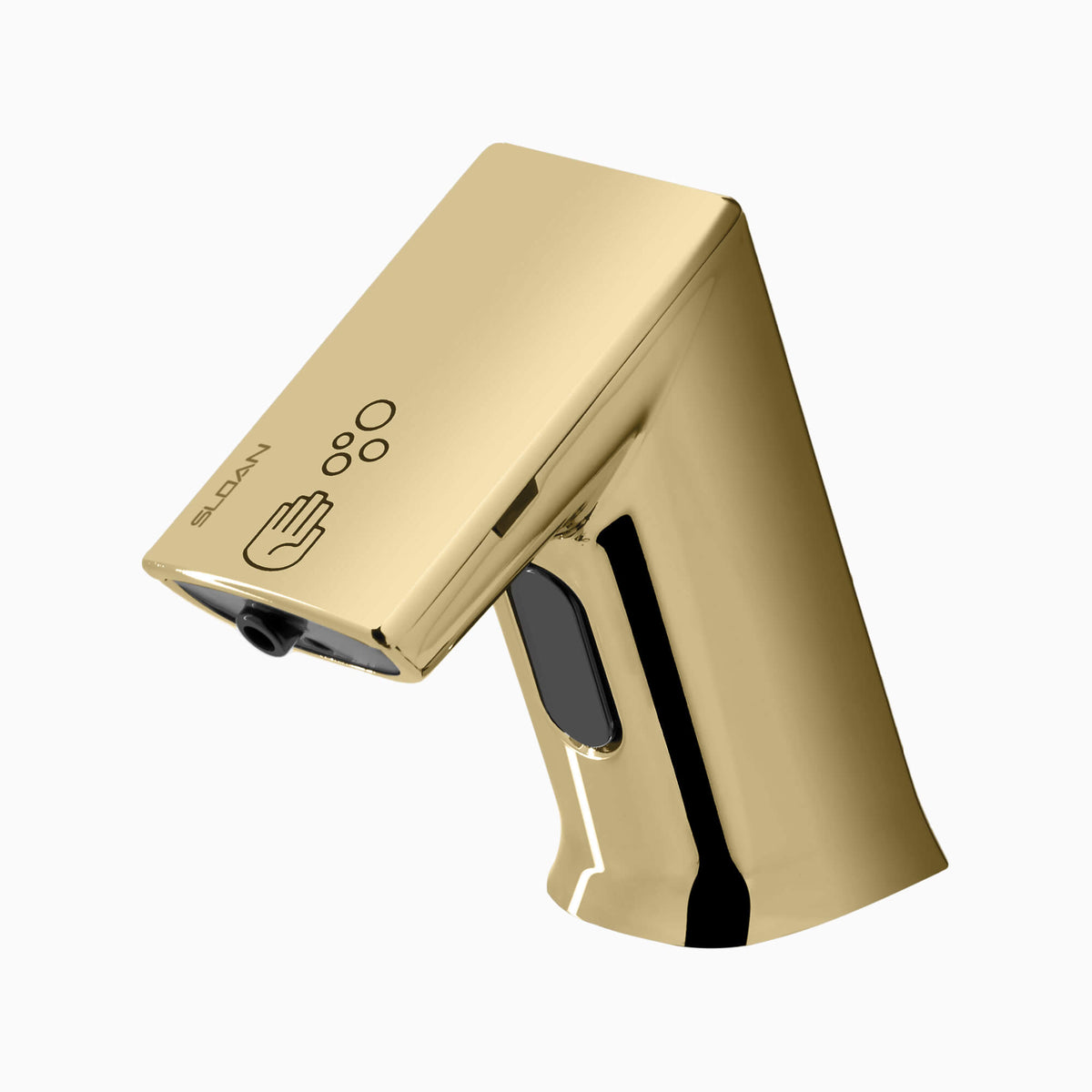 Sloan ESD-400 Deck-Mounted Sensor Soap Dispenser, 1000 mL Foam, Polished Brass