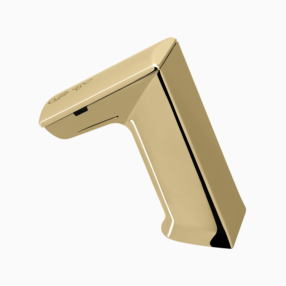 Sloan ESD-400 Deck-Mounted Sensor Soap Dispenser, 1000 mL Foam, Polished Brass