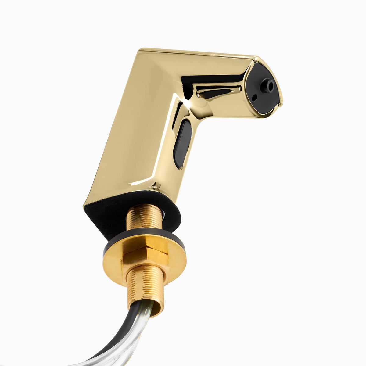 Sloan ESD-400 Deck-Mounted Sensor Soap Dispenser, 1000 mL Foam, Polished Brass