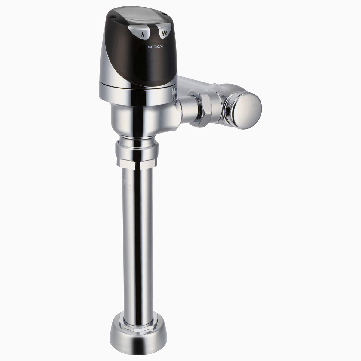 Sloan SOLIS 8111 Exposed Solar-Powered Sensor Water Closet Flushometer, Carbon Neutral, Polished Chrome