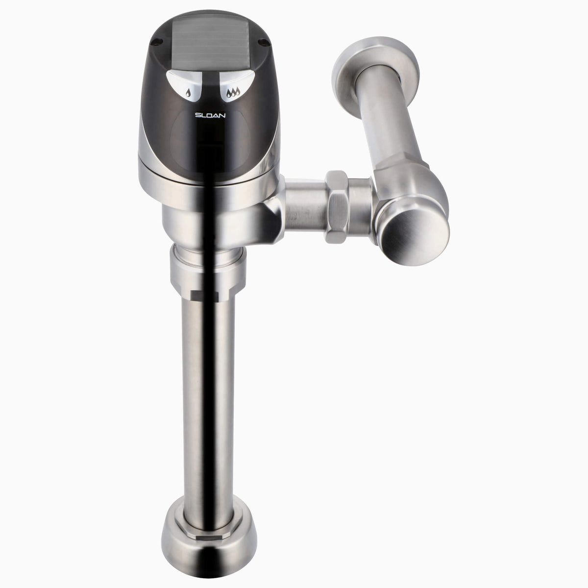 Sloan SOLIS 8111 Exposed Solar-Powered Sensor Water Closet Flushometer, Brushed Stainless