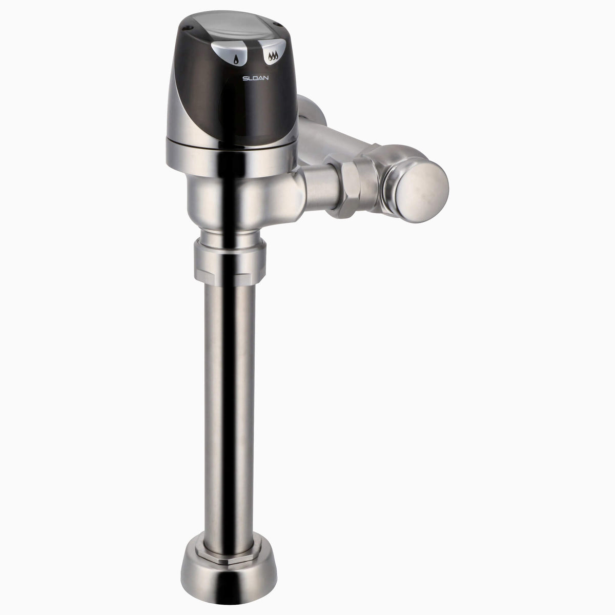 Sloan SOLIS 8111 Exposed Solar-Powered Sensor Water Closet Flushometer, Brushed Stainless