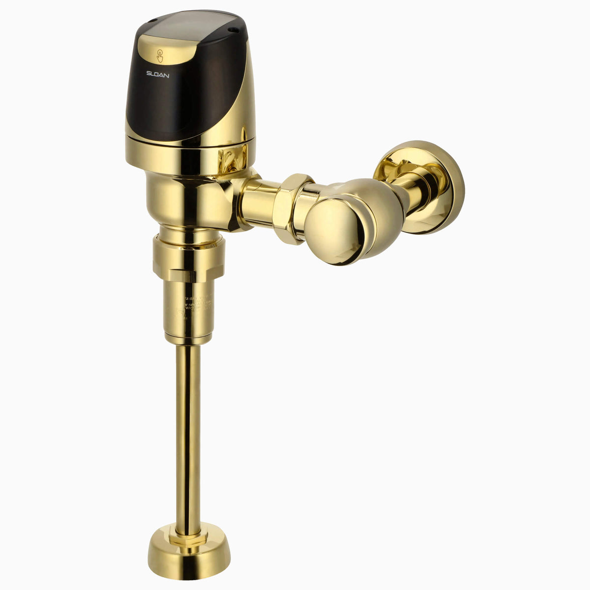 Sloan SOLIS 8186 Exposed Solar-Powered Sensor Urinal Flushometer (0.125 GPF), Polished Brass