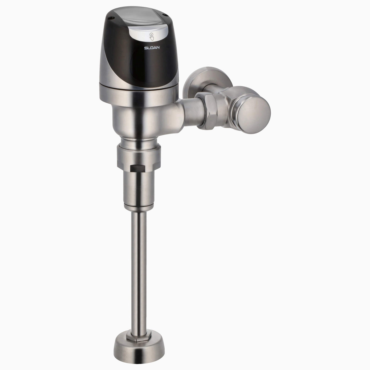 Sloan SOLIS 8186 Exposed Solar-Powered Sensor Urinal Flushometer (0.125 GPF), Brushed Stainless