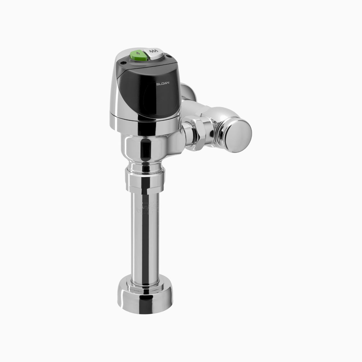 Sloan ECOS 8111 Exposed Battery-Powered Sensor Water Closet Flushometer (1.28 GPF), Carbon Neutral, Polished Chrome