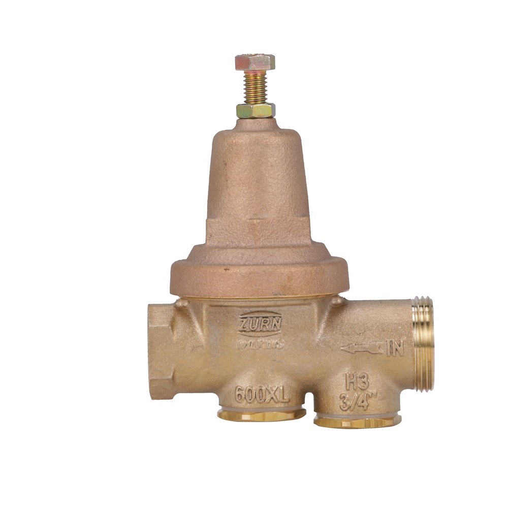 Zurn 112-600XLC 1-1/2" Lead-Free Water Pressure Reducing Valve with Removable Integral Strainer