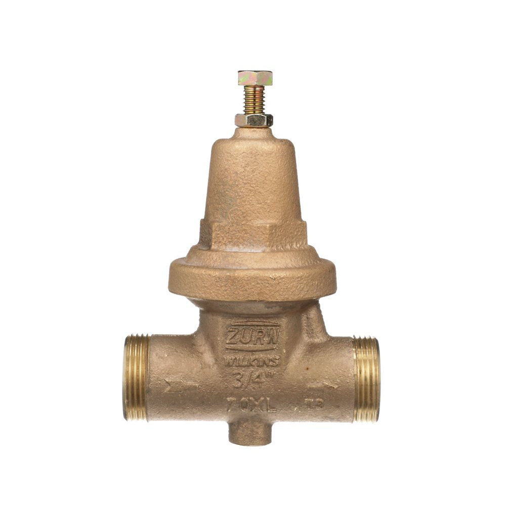 Zurn 34-70XL 3/4" Lead-Free Water Pressure Reducing Valve with Integral Strainer