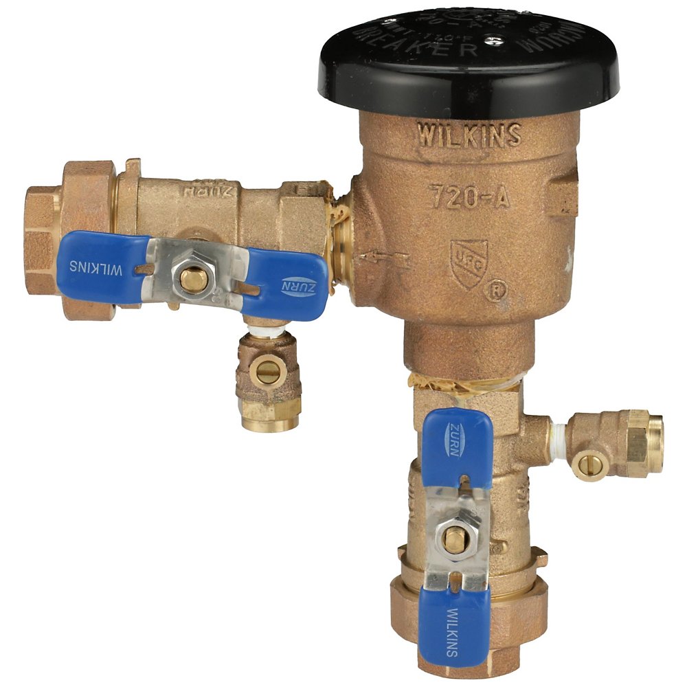 Zurn 114-720A 1-1/4" Pressure Vacuum Breaker Assembly (1/2" - 2"), Bronze, FNPT