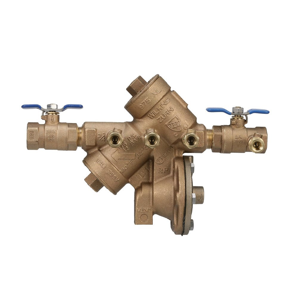 Zurn 34-975XL 3/4" Backflow Preventer - Reduced Pressure Principle Assembly, Non-Potable