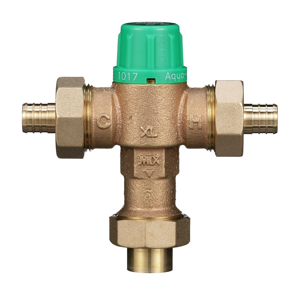 Zurn 34-ZW1017XL2PEX1C 3/4" Lead-Free Aqua-Gard® Thermostatic Mixing Valve - Point of Source (ASSE 1017)