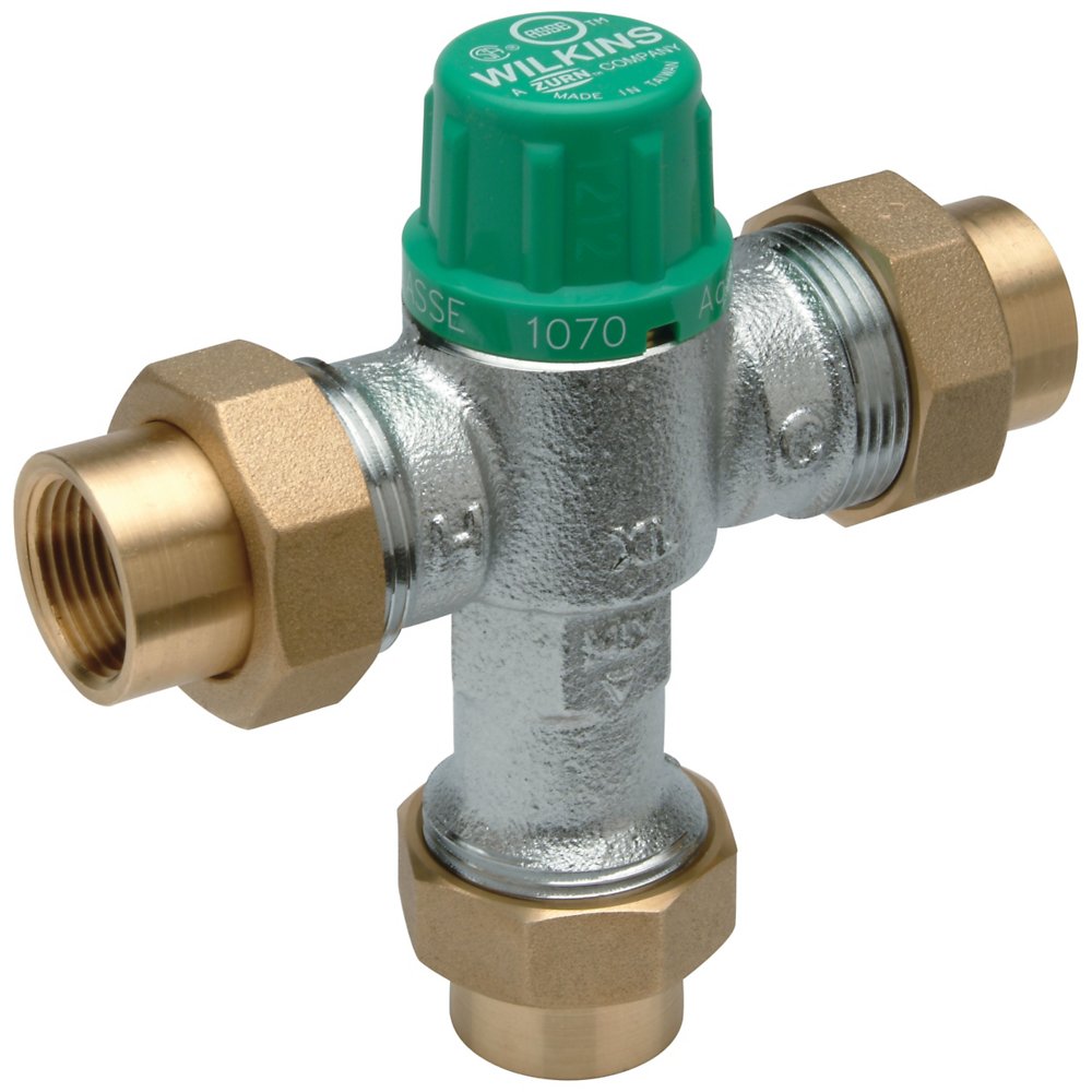 Zurn 12-ZW1070XLCPVC 1/2" Lead-Free Aqua-Gard® Thermostatic Mixing Valve - Point of Use (ASSE 1070)