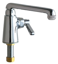 Chicago Faucets 349-E1ABCP Lead-Free Deck-mounted manual faucet, single-hole, single-supply