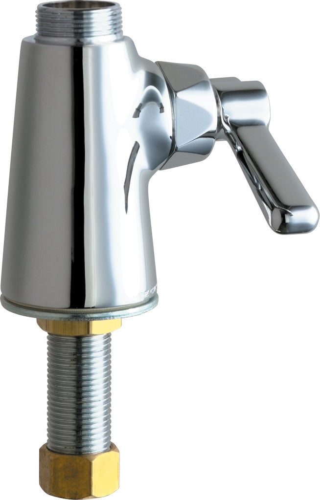 Chicago Faucets 349-LESXKAB Lead-Free Deck-mounted manual faucet, single-hole, single-supply