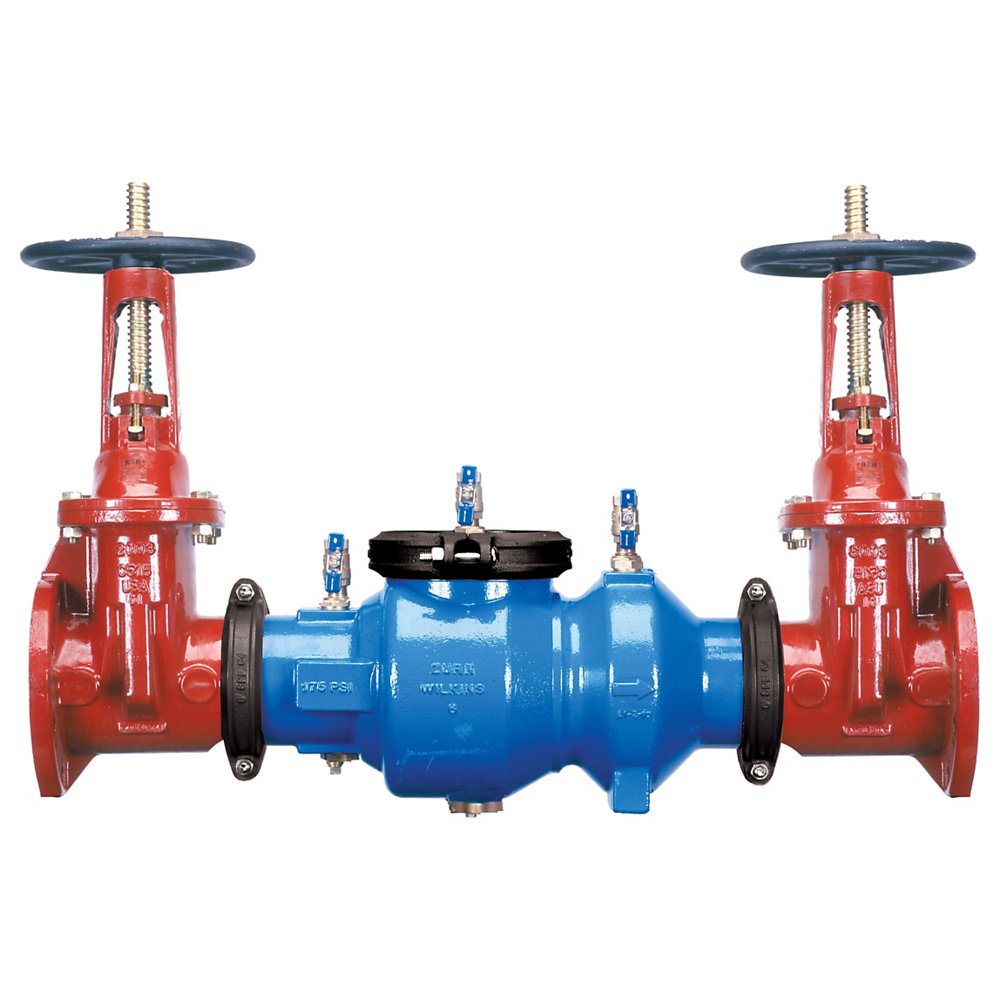 Zurn 6-350A Lead-Free Backflow Preventer - Double Check Valve Assembly, Ductile Iron, Flanged