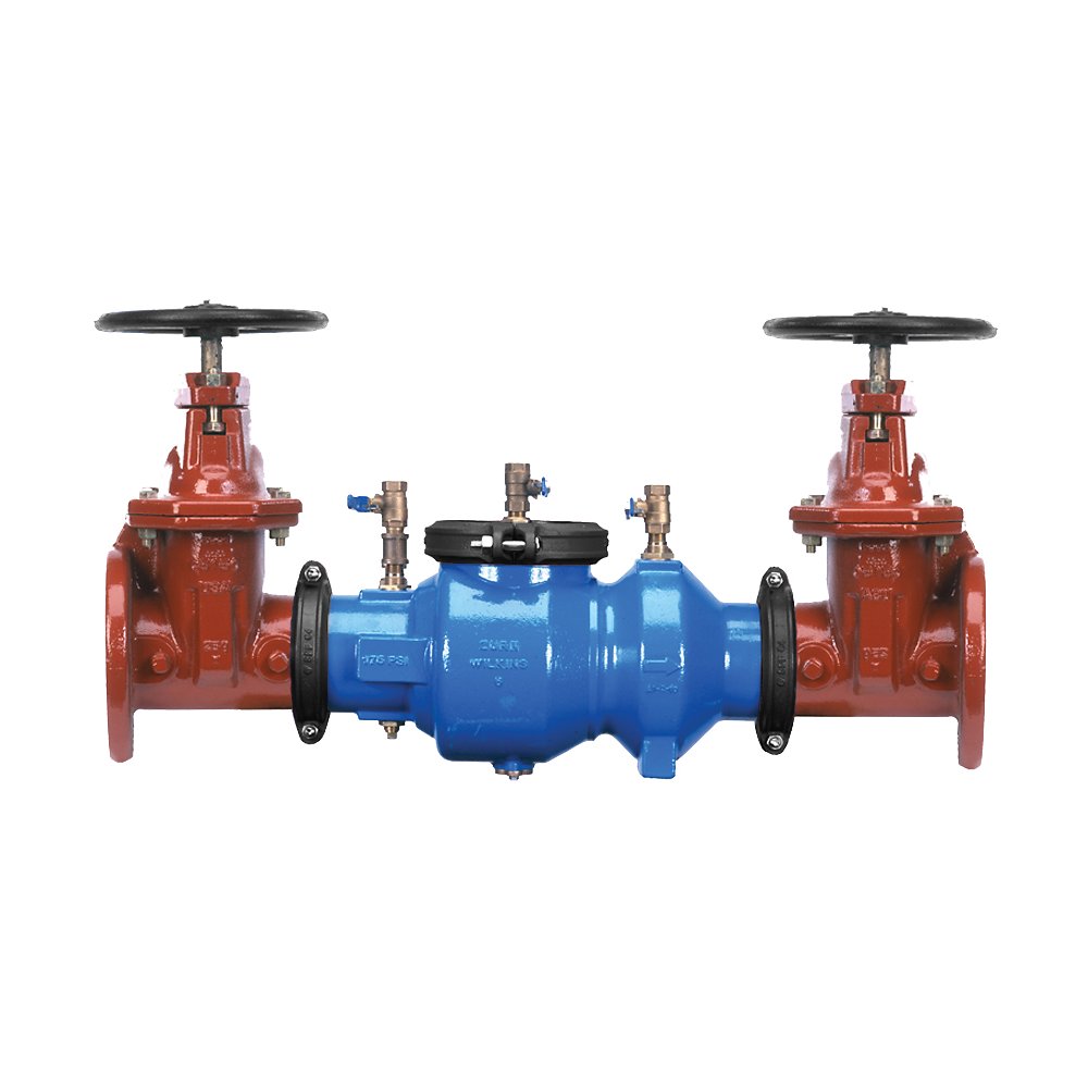 Zurn 4-350A Lead-Free Backflow Preventer - Double Check Valve Assembly, Ductile Iron, Flanged
