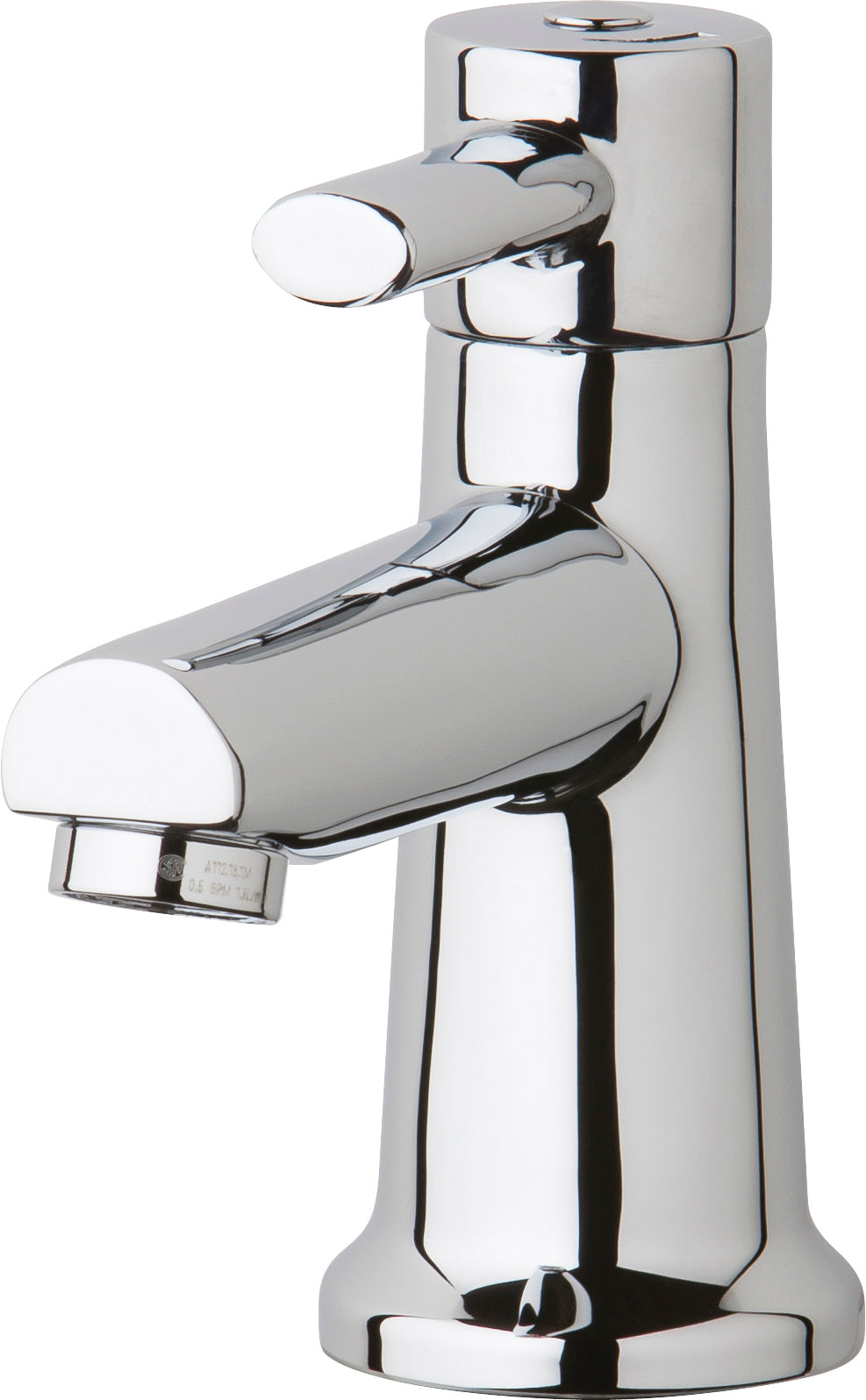 Chicago Faucets 3510-E2805AB Lead-Free Deck-mounted manual faucet, single-hole mounting, Brass