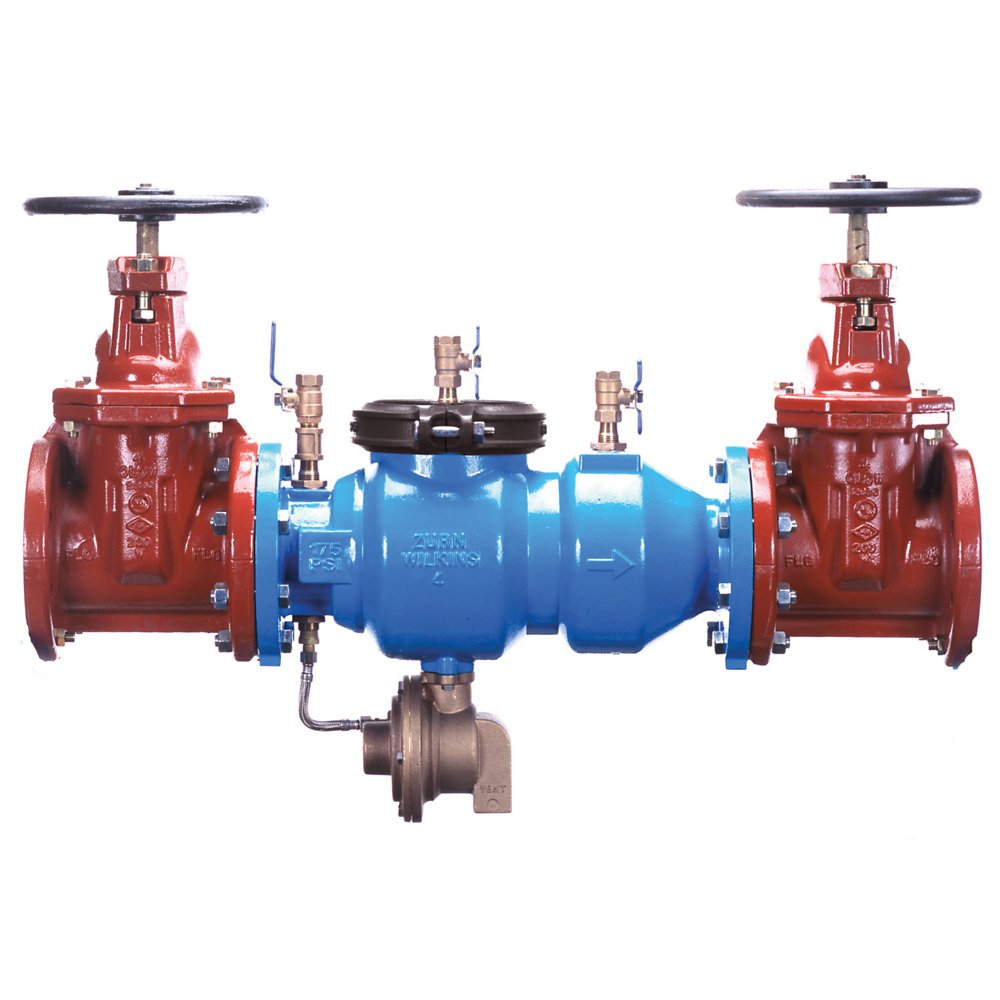Zurn 6-375 Lead-Free Backflow Preventer - Ductile Iron Reduced Pressure Principle Assembly