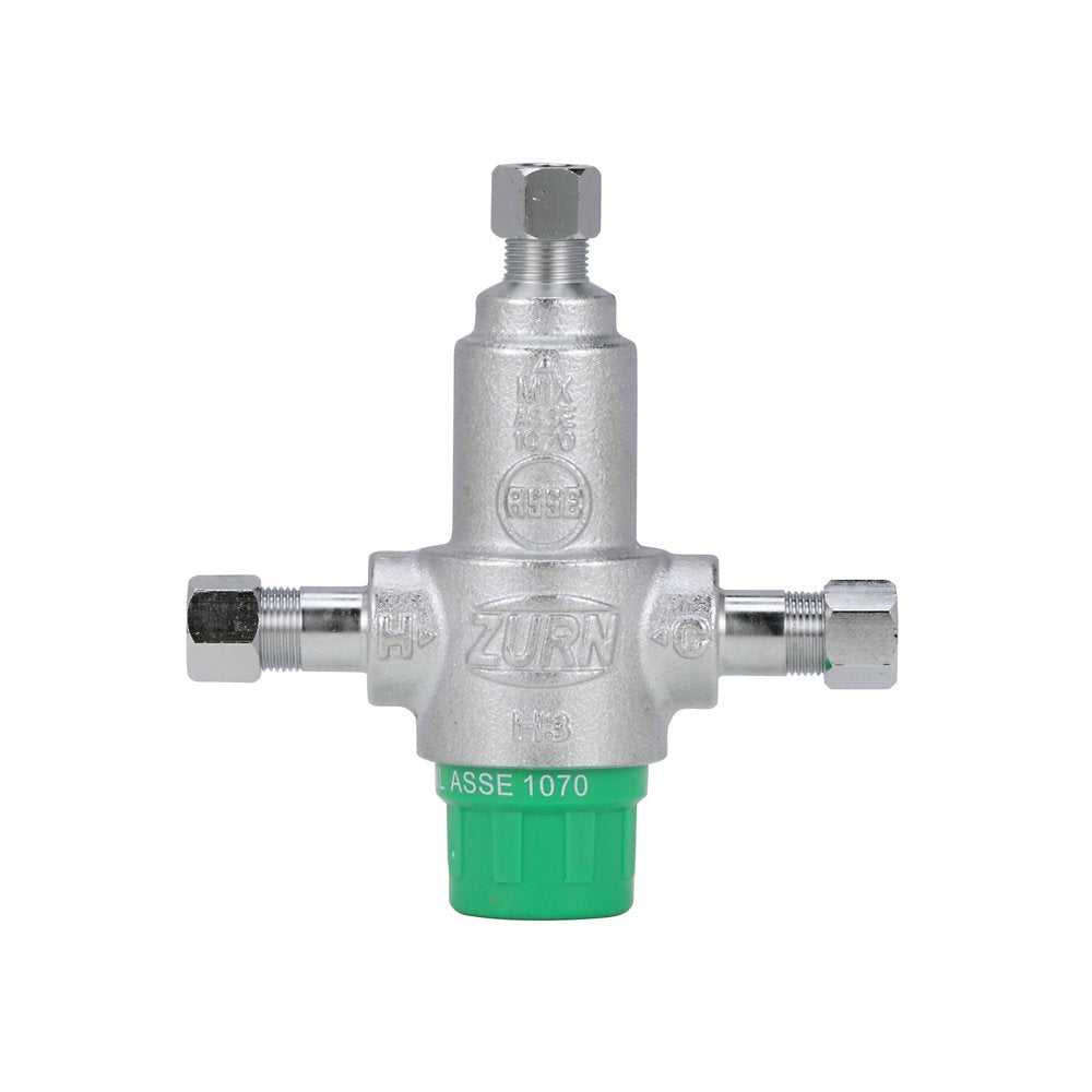 Zurn 38-ZW3870XLT 3/8" Lead-Free Aqua-Gard® Thermostatic Mixing Valve, Lead-Free Bronze, FNPT