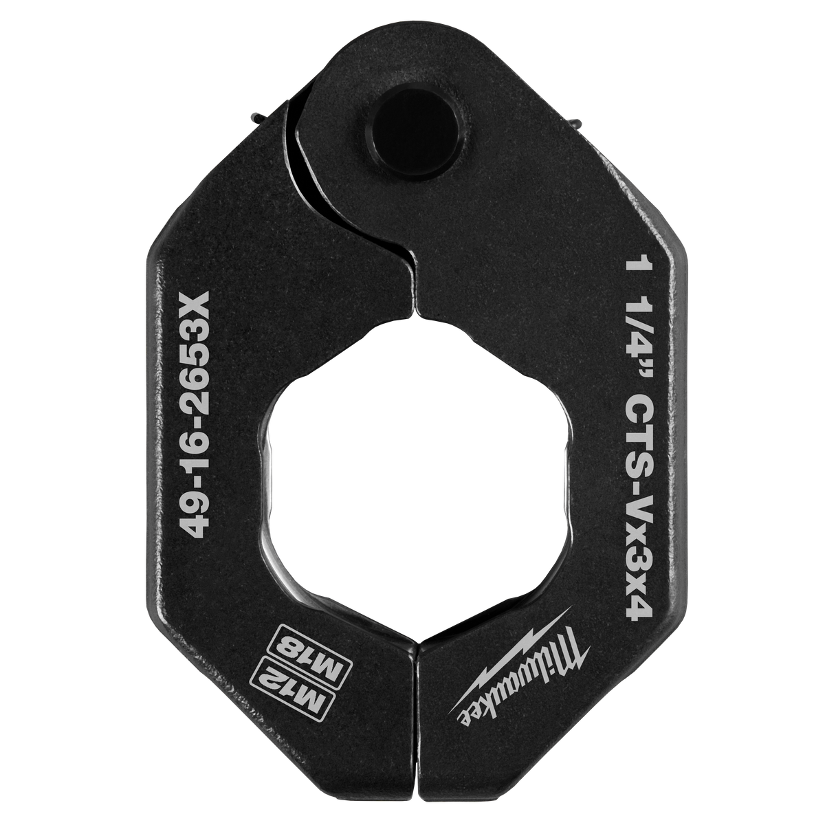 Milwaukee 49-16-2653X 1-1/4" CTS-V Pivoting Press Ring for M18 & M12 FORCE LOGIC Press Tools