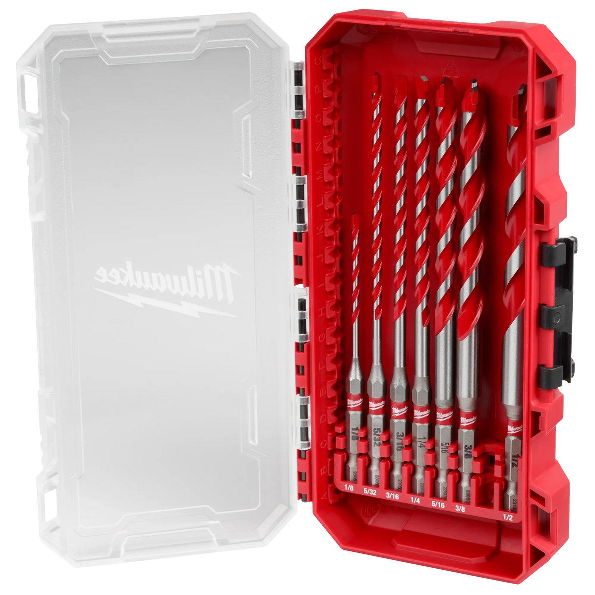 Milwaukee 48-20-9057 7PC SHOCKWAVE Impact Duty Carbide Hammer Drill Bit Set