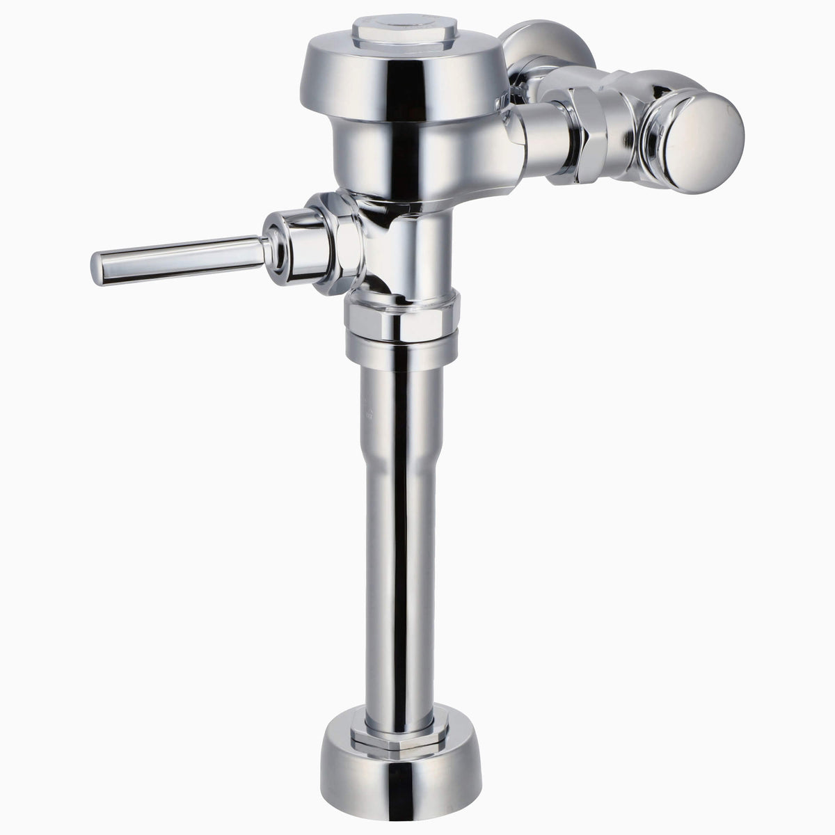 Sloan Royal 180-1.0 Exposed Manual Flushometer, 1.0 gpf, Top Spud, Polished Chrome, 3" Metal Oscillating, Front of Valve Handle