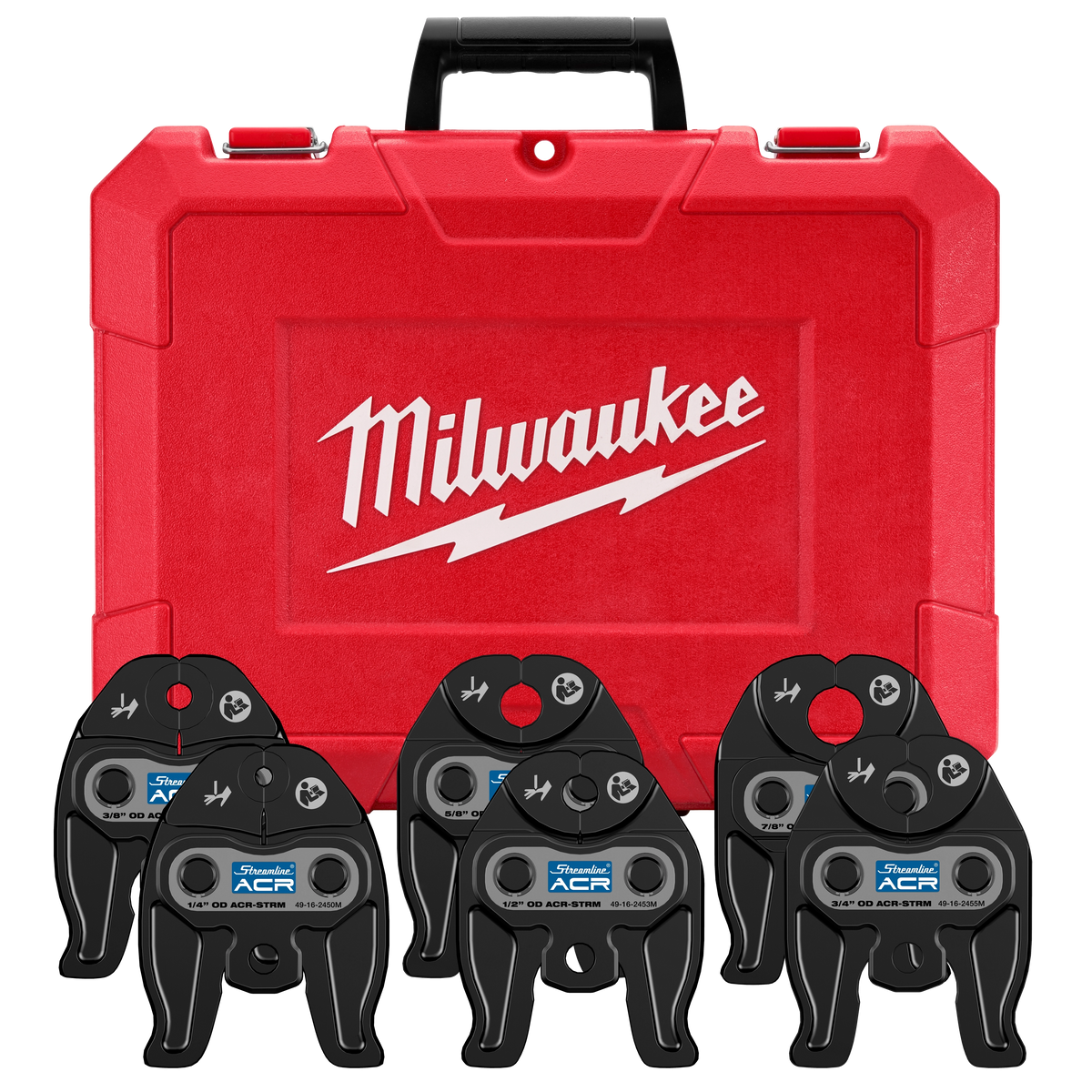Milwaukee 49-16-2461M 1/4" - 7/8" Streamline ACR Press Jaw Kit for M12 FORCE LOGIC Press Tool