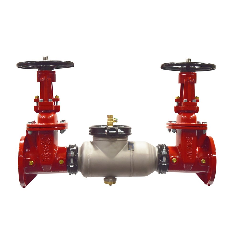 Zurn 3-350AST Lead-Free Backflow Preventer - Stainless Steel Double Check Valve Assembly