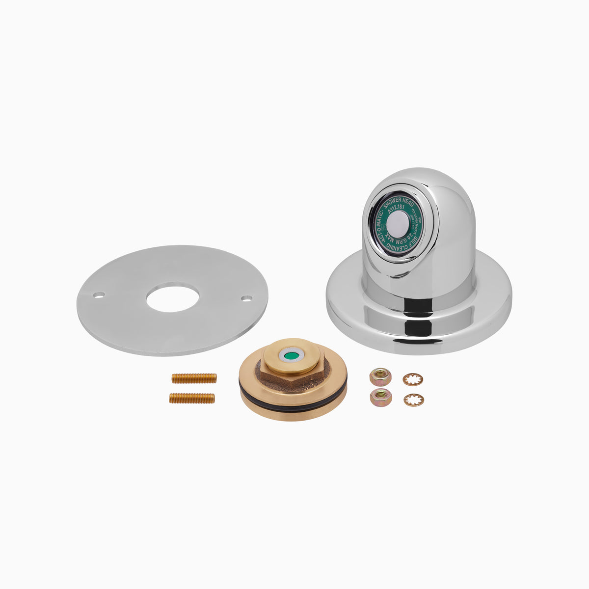 Sloan AC-460-2.0GPM-CP Act-O-Matic 2.0 GPM Showerhead, Polished Chrome