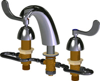 Chicago Faucets 405-HE39VP317XKAB Lead-Free Deck-mounted manual faucet with adjustable centers