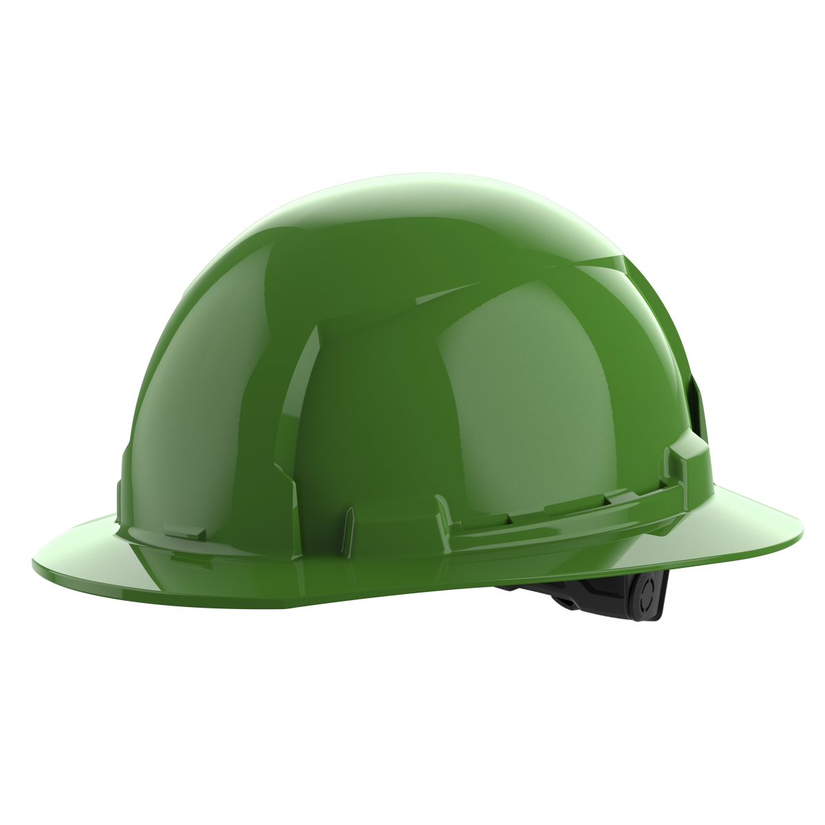 Milwaukee 48-73-1127 BOLT Green Full Brim Hard Hat w/6pt Ratcheting Suspension (USA) - Type 1, Class E (Pack of 5)