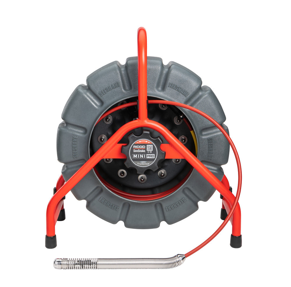 RIDGID 76883 SeeSnake Mini Pro 200' Reel with Digital Self-Leveling Camera, TruSense