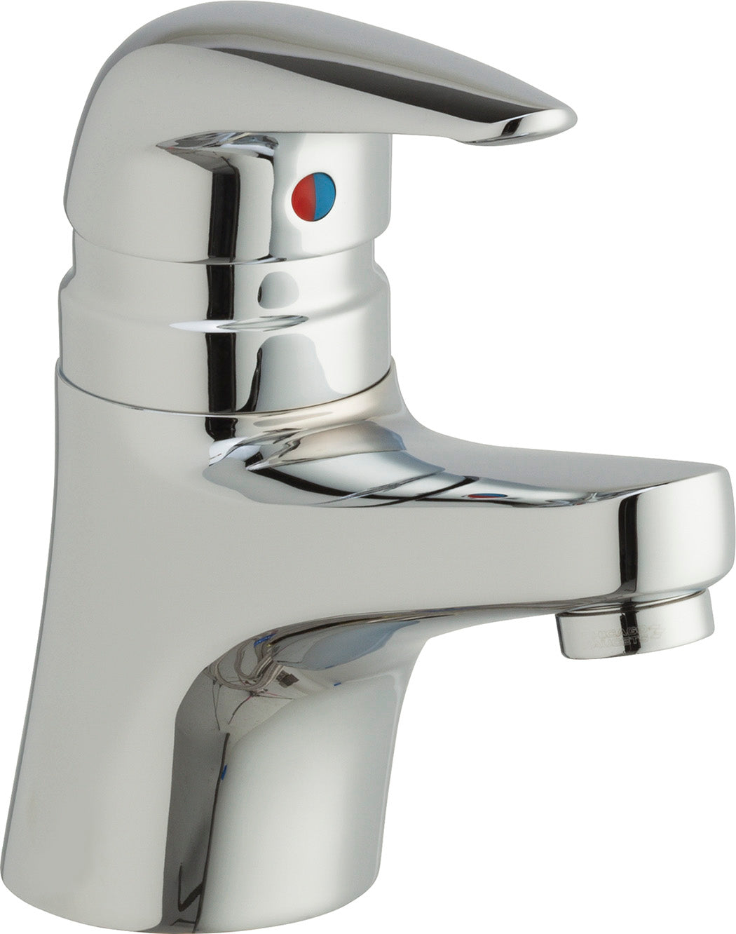 Chicago Faucets 410-E37VPABCP Lead-Free Deck-mounted manual faucet, single-hole mounting with optional 4" and 8" cover plates