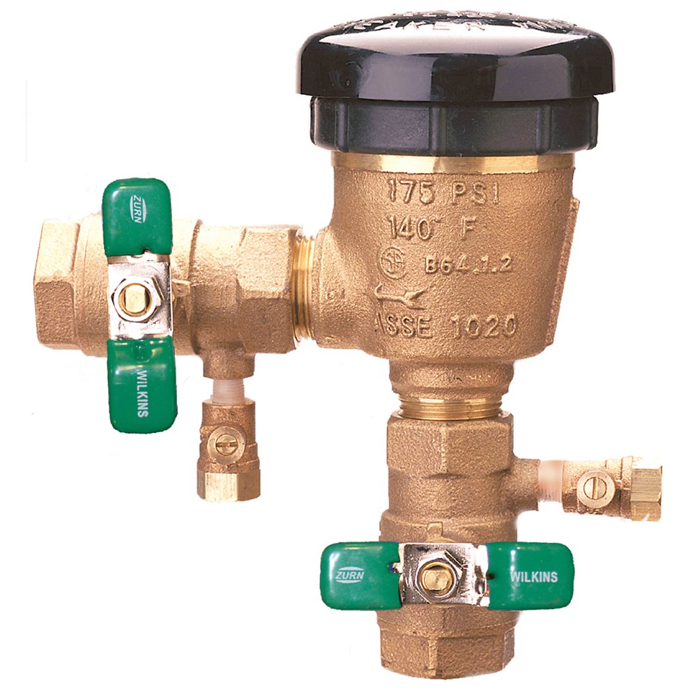 Zurn 1-420XL Lead-Free Pressure Vacuum Breaker Assembly with Integral Anti-Freeze Relief Valve