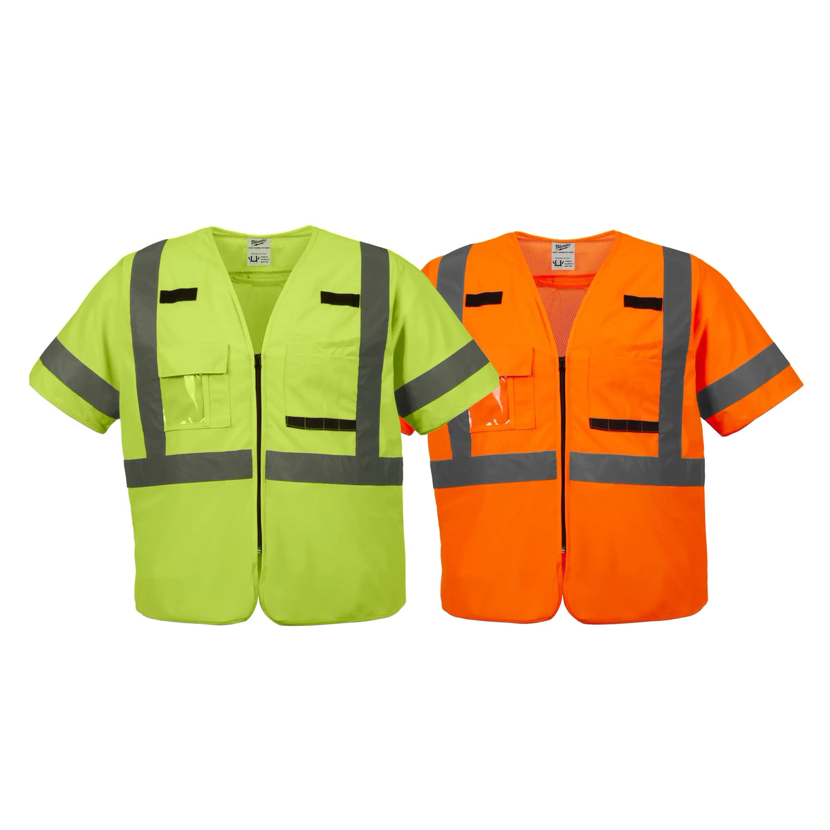 Milwaukee 48-73-5143 Class 3 High Visibility Yellow Safety Vest - 2XL/3XL (Pack of 12)