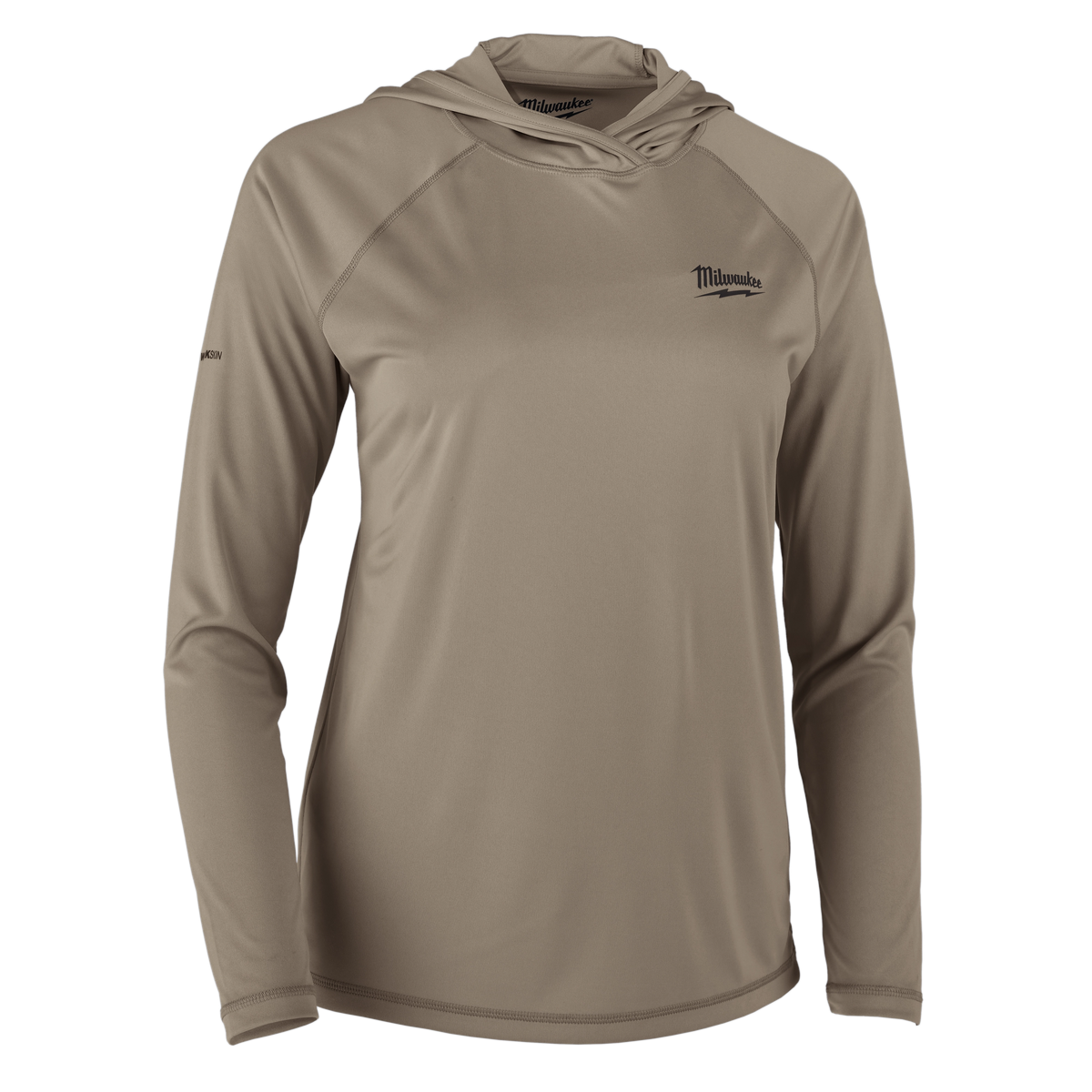 Milwaukee F550N-2X Women's WORKSKIN Hooded Sun Shirt - Sandstone 2X