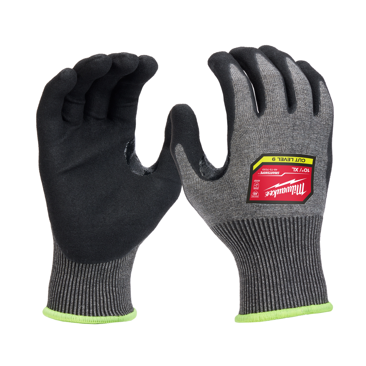 Milwaukee 48-73-7033 Cut Level 9 High-Dexterity Nitrile Dipped Gloves - XL (Pack of 6)